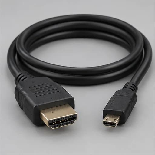 صورة توضيحية تقريبية — كيبلات الصورة HDMI